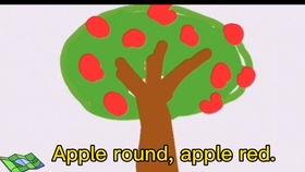 苹果树儿歌视频,欢快旋律中的童年记忆